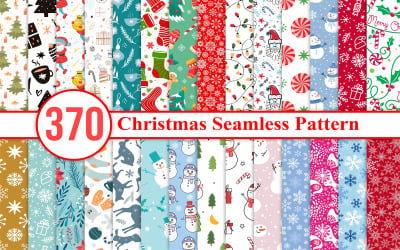 Karácsonyi Seamless Pattern Mega Bundle