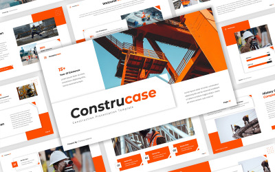 Construcase - PowerPoint-Vorlage für den Bau