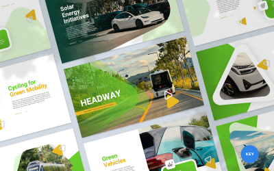 Headway - Modèle de présentation de transport durable