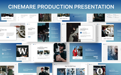 Modèle de présentation Powerpoint de production cinématographique