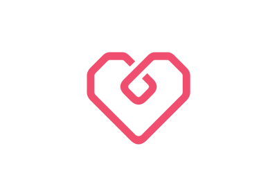 Heart Vector Logo Template