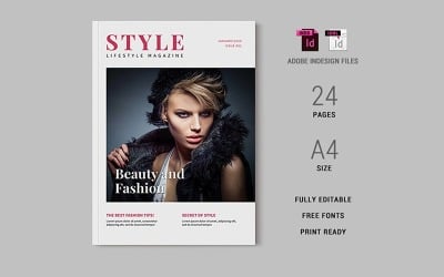 Lifestyle Magazine Template 09