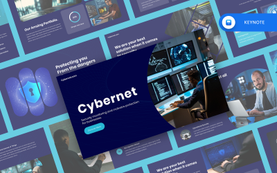 Cybernet -网络安全主题模板