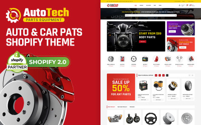 Autotech - Automotive Car and Spare Auto Tool Multipurpose Shopify Store