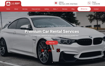 Rento - Car Rental 多用途 响应 Website Template