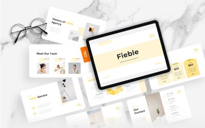 Fieble - Minimal Google Slides-mall