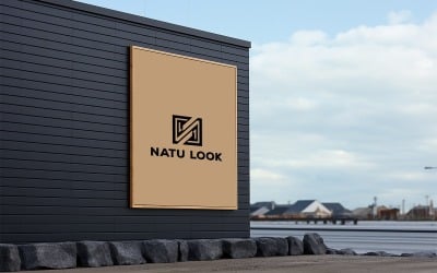 Building Outdoor Logo Mockup 设计