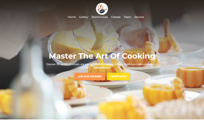 TishCookingSchoolHTML - HTML-sjabloon voor kookschool