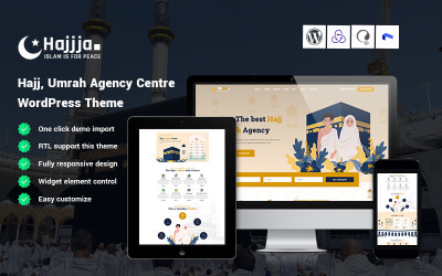 Hajjja – Hadsch, Umrah-Agentur und WordPress-Theme für das Islamische Zentrum