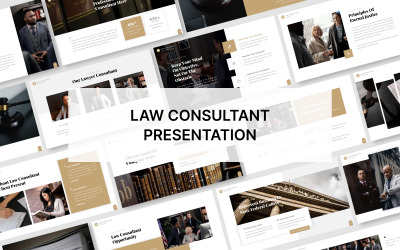 Law Consultant 演示文稿 Template Presentation