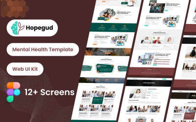 Hopegud | Mental Health, Counseling &amp;amp; Medical Figma Template