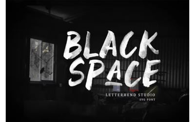 黑色空间SVG字体-黑色空间SVG字体