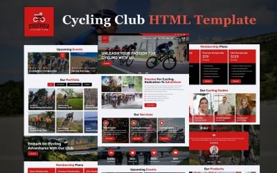 CycleVista - Cycling Club HTML5 Website Template