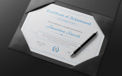 Afdrukbare certificaatsjabloon, certificaten