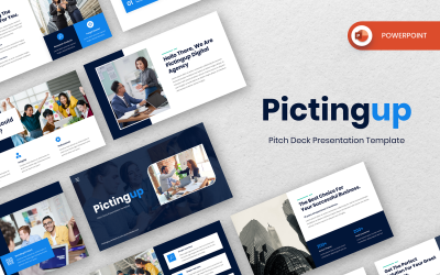 Pictingup - pitch deck PowerPoint模型