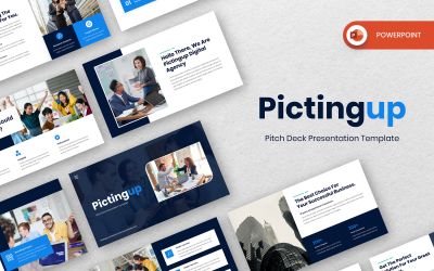 Pictingup - Pitch Deck PowerPoint šablony