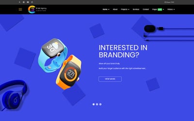 面料品牌组合和营销创意机构Joomla4模板