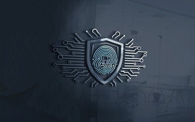 Sicherheitssoftware-Business-Logo-Vorlagenvektor