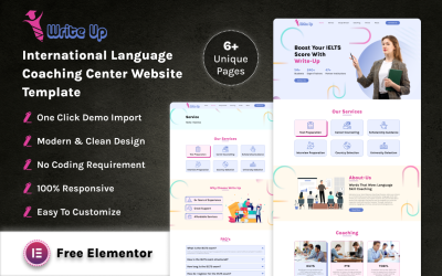WriteUp -国际语言培训中心网站模板