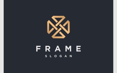 Abstract Gold Luxury Decoration Logo