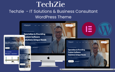 Techzie - IT řešení a obchodní konzultant téma WordPress