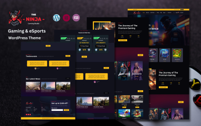 The Ninja Gaming - Gaming &amp;amp; eSports Theme