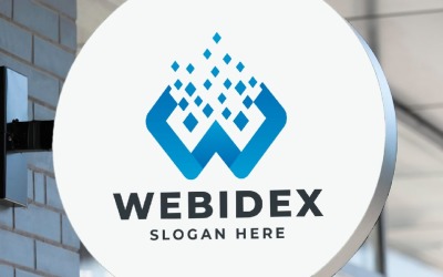 webbidex字母W标志模板