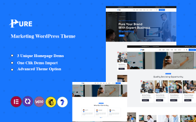 Pure - Marketingbureau Wordpress Thema