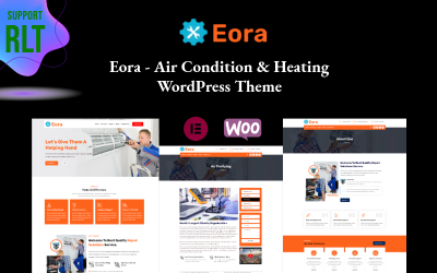 Eora - Tema de WordPress para aire acondicionado y calefacción