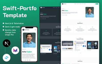 Swift-Portfo | NextJs投资组合模板