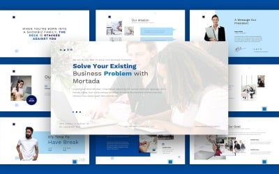 Moartada Business Solution Google Slides-Vorlage