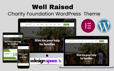 Well Raised - Charity Foundation och Donation WordPress-tema