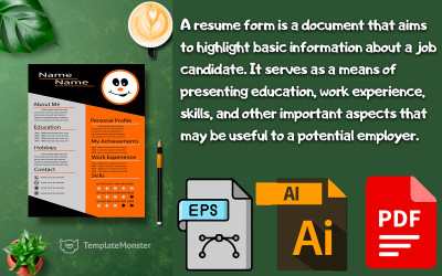 Resume 3: Job Candidate&#039;s Qualifications, Education, Work Experience and Skills