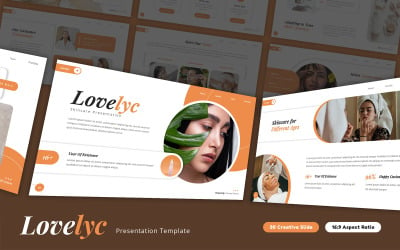 Lovelyc - Huidverzorging PowerPoint-sjabloon