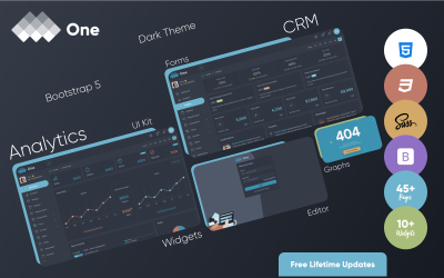 Eins – Bootstrap 5 Admin-Vorlage