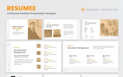 Resumee - CV Portfolio Resume Presentation Template