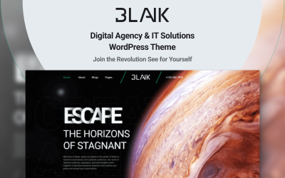 The Blank - Digital Agency - Marketing Agency &amp;amp; IT Solutions WordPress Theme