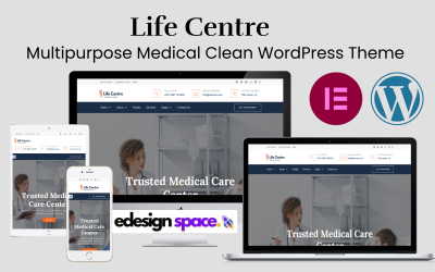 Life Center – багатоцільова медична чиста тема WordPress