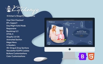 Kitchenify - Kitchen&#039;s Shopify 2.0 Theme