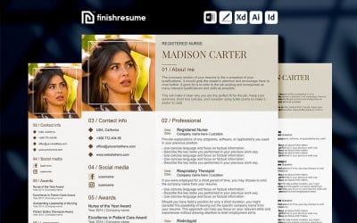 Registered nurse resume template | Finish Resume