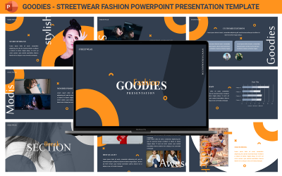 Goodies - шаблон презентації вуличної моди