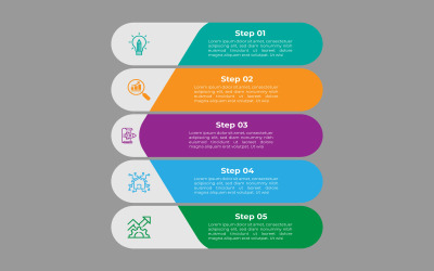 Vector modern statistik infographic designelement.