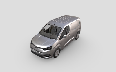 动态丰田ProAce城市货车3D模型:完美的可视化和项目