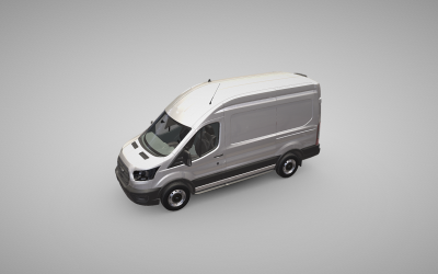 3D-модель Ford Transit H2 330 L2 - професійне представництво комерційних фургонів