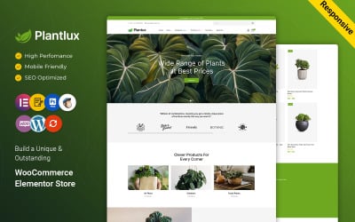 Plantux -植物和苗圃和农业元素响应WooCommerce主题