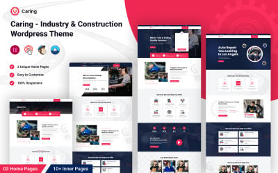 Caring - Car Repair &amp;amp; Auto Services Elementor WordPress Theme