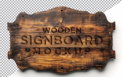 Vintage houten uithangbordmodel 10