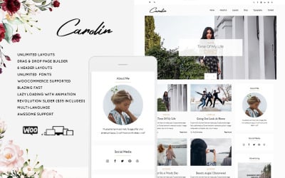 Fashion &amp;amp; Lifestyle WordPress Blog Theme