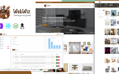 WebWiz - All-in-One Web Management Platform with Node.js and React