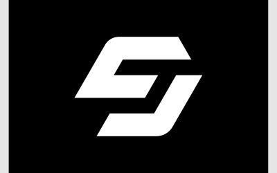Letter CS Monogram geometrisch Logo